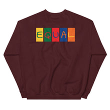 Laden Sie das Bild in den Galerie-Viewer, &quot;EQUAL&quot; Unisex-Sweatshirt in verschiedenen Farben