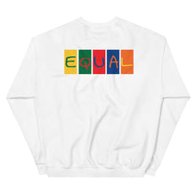 Laden Sie das Bild in den Galerie-Viewer, &quot;EQUAL&quot; Unisex-Sweatshirt in verschiedenen Farben