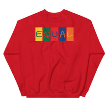 Laden Sie das Bild in den Galerie-Viewer, &quot;EQUAL&quot; Unisex-Sweatshirt in verschiedenen Farben