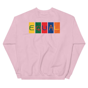 "EQUAL" Unisex-Sweatshirt in verschiedenen Farben