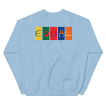 Laden Sie das Bild in den Galerie-Viewer, &quot;EQUAL&quot; Unisex-Sweatshirt in verschiedenen Farben